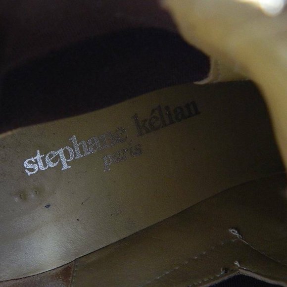 Stephane Kelain Paris Chocolate Brown Suede Wedge Ankle Boots Spain ,s8, EUC box - Picture 11 of 12